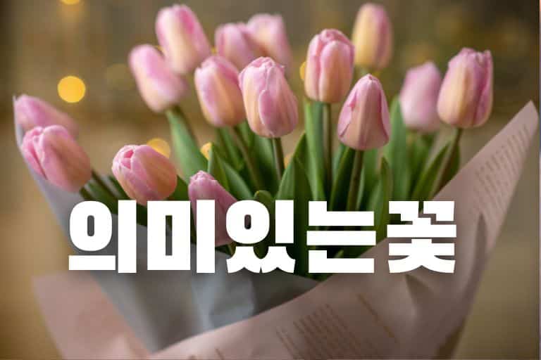 의미있는 꽃