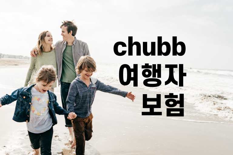 chubb여행자보험 후기