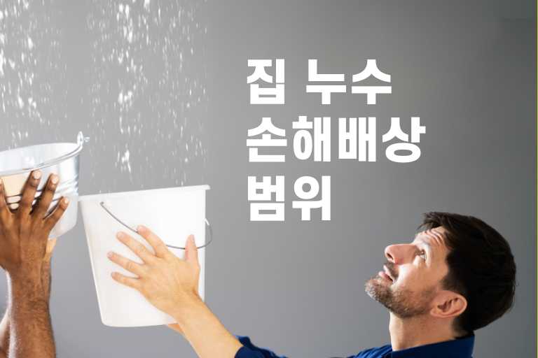 윗집 누수 손해배상 범위, 책임은 누구에게 있을까