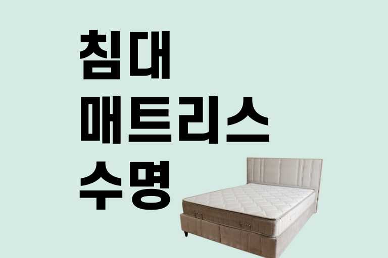 에이스, 시몬스, 템퍼 매트리스 수명 차이와 관리 팁