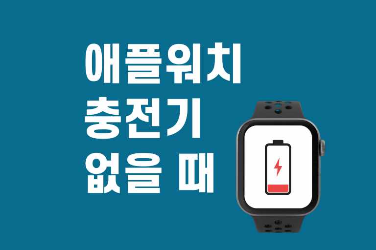 애플워치 충전기 없을 때, 오래사용하는법 갤럭시로충전하는법